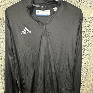 Small ADIDAS pull over.‎ BLACK